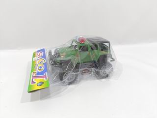 PULLING MILITARY CAR,
