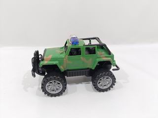 PULLING MILITARY CAR,