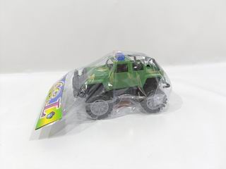PULLING MILITARY CAR,