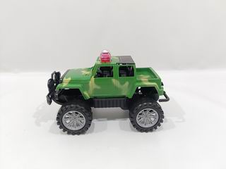PULLING MILITARY CAR,