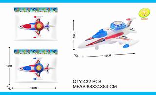 PULL LINE PLANE W/LIGHT,
