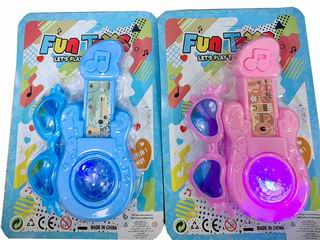 FLASH GUITAR & GLASSES,