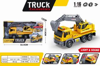 1:16 FRICTION TRUCK W/LIGHT & SOUND,