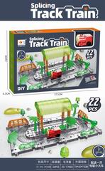 B/O TRACK TRAIN 22PCS,