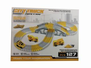 B/O TRACKCAR 127PCS,