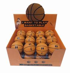 6CM ELASTICITY BASKETBALL 24PCS,
