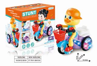 B/O STUNT TRICYCLE W/LIGHT & MUSIC,