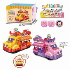 B/O ICE CREAM CAR W/LIGHT,