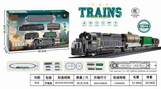 B/O TRACK TRAIN W/SOUND 20PCS,