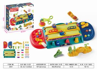 COLOR DOUGH SET 18PCS,