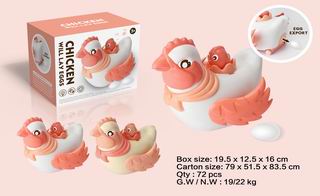 B/O CHICKEN W/LIGHT & MUSIC,