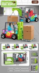 B/O GEAR FORKLIFT W/LIGHT & MUISC,