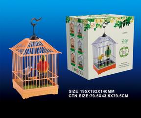 BIRDCAGE W/LIGHT & MUSIC,