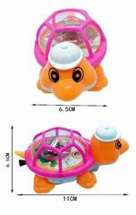 PULL LINE TORTOISE W/LIGHT,