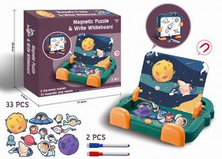 2 IN 1 MAGNETIC WRITING BOARD,