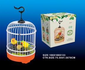 BIRDCAGE W/LIGHT & MUSIC,