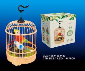 BIRDCAGE W/LIGHT & MUSIC,