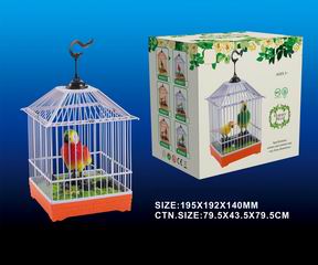 BIRDCAGE W/LIGHT & MUSIC,