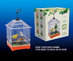 BIRDCAGE W/LIGHT & MUSIC,
