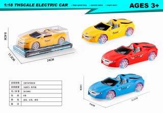 1:18 FRICTION CAR W/LIGHT,