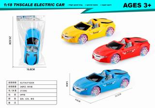1:18 FRICTION CAR W/LIGHT,