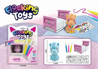 DIY FLOCKING PONY,