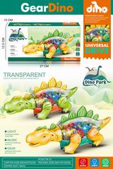 B/O GEAR DINOSAUR W/LIGHT & MUSIC,