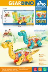 B/O GEAR DINOSAUR W/LIGHT & MUSIC,