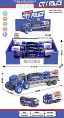 FRICTION POLICE CAR 4PCS,