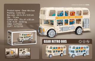 B/O GEAR DOUBLE DECKER,