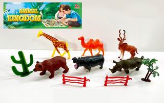 6 INCH ANIMAL SET 6PCS,