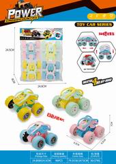 FRICTION STUNT CAR 4PCS,