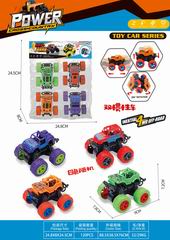 FRICTION STUNT CAR 4PCS,