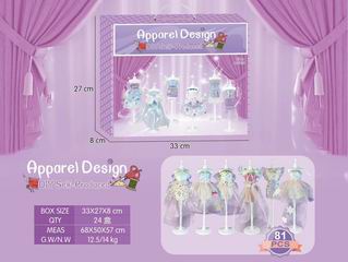 DIY SELF-PRODUCED APPAREL DESIGN 81PCS,