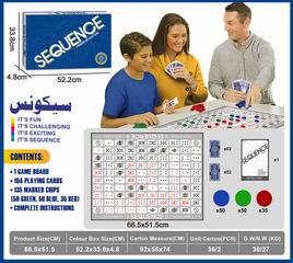 SEQUENCE BOARD GAME,