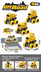 FRICTION STUNT TRUCK 12PCS,