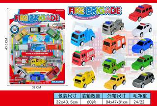 FIRE TRUCK 12PCS,