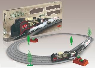 B/O RAILWAY CAR 34PCS,
