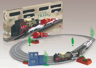 B/O RAILWAY CAR 38PCS,