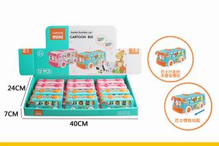 FRICTION BUS 12PCS,