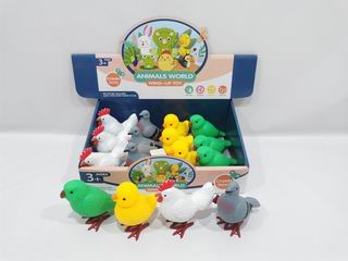 WAND UP ANIMAL 12PCS,