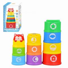 RAINBOW STACKING CUP W/LIGHT & SOUND,