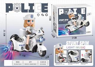 B/O POLICE TRICYCLE W/LIGHT & MUSIC,