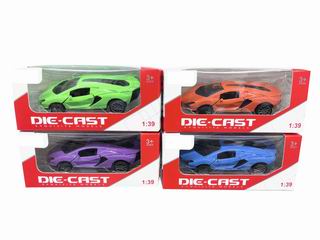 1:39 PULL BACK DIE-CAST CAR,