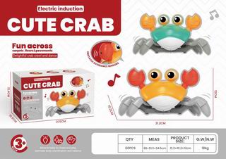B/O INDUCTION CRAB W/LIGHT & MUSIC,