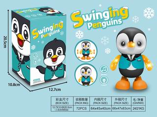 B/O SWINGING PENGUINS W/LIGHT & MUSIC,