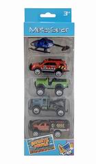 SLIDE DIE-CAST CAR 5PCS,