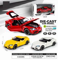 1:28 PULL BACK DIE-CAST CAR W/LIGHT & MUSIC,