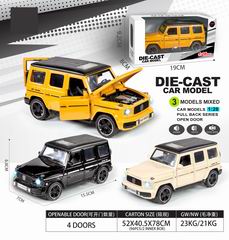 1:28 PULL BACK DIE-CAST CAR W/LIGHT & MUSIC,