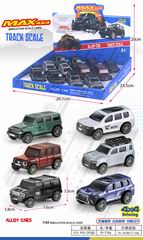 PULL BACK DIE-CAST CAR 12PCS,